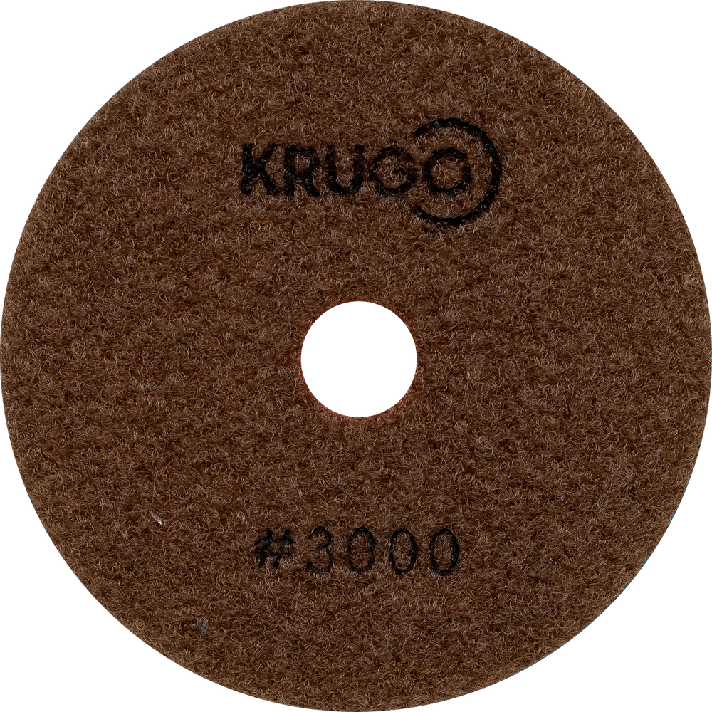 Круг алмазный гибкий шлифовальный (АГШК) KRUGO №3000#, сухой 100mm, PPD043000