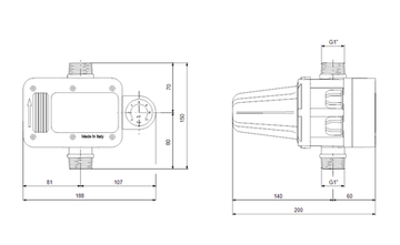 Регулятор давления Grundfos PM PLUS