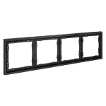Рамка пластиковая VOLTUM S70 на 4 поста, (графит)