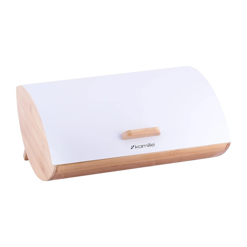 Хлебница бамбук, нержавеющая сталь, 35х25х16 см, в асс, Kamille, 1113