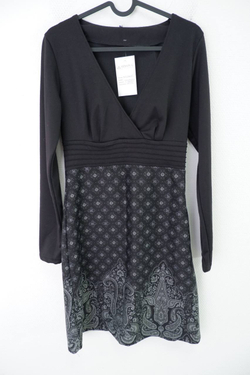 Платье комбинированное 44 размер