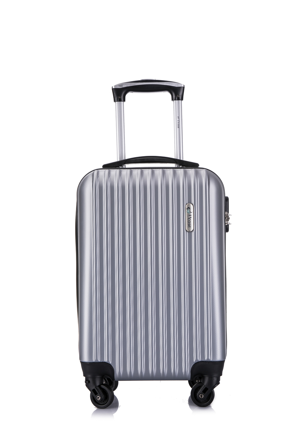 Маленький чемодан L'Case Krabi, серебристый, S