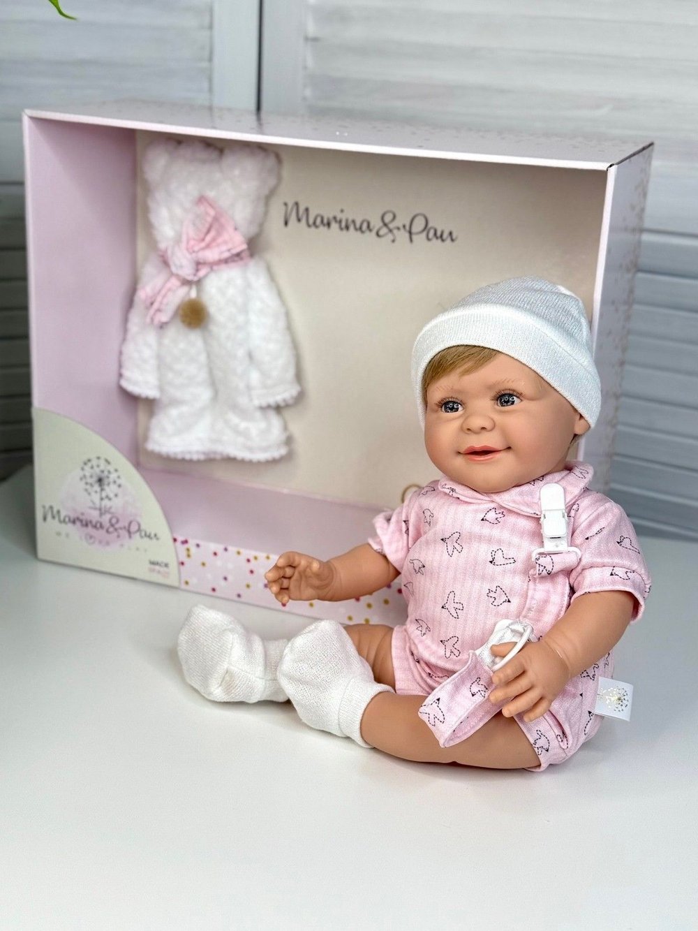 Кукла Marina and Pau 42 cм TEDDY мягконабивная (M744)