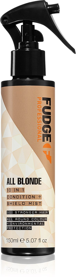 Fudge All Blonde 10 in 1 Condition & Shield Mist - термозащитное питательное молочко для светлых волос /   150  ml  / GTIN 5031550000320