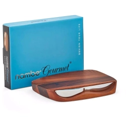 Nambé - Барная доска с ножом Blend 23х18х2,5см / артикул   MT0648-XG  / GTIN 672275306486