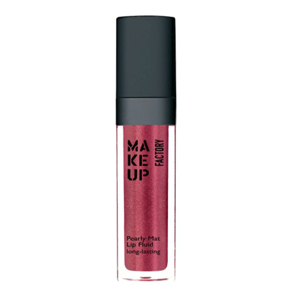 Make Up Factory Блеск-флюид Pearly Mat Lip Fluid, перламутровый, матовый, устойчивый, тон №32, Красная медь