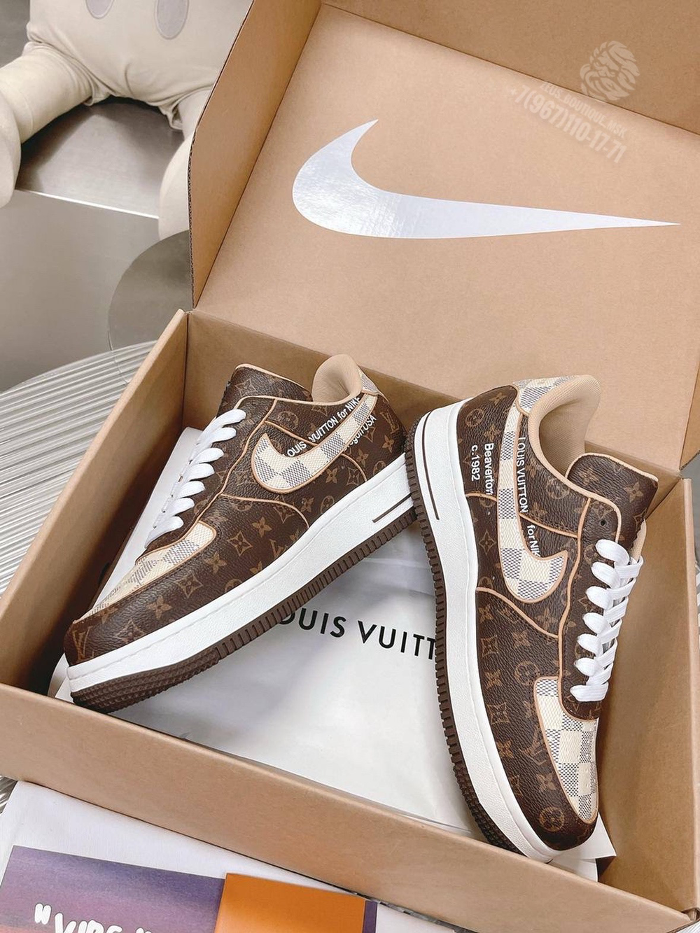 Кроссовки Louis Vuitton x Nike Air Force 1