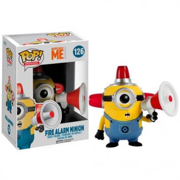 Фигурка Funko Pop Гадкий Я-Миньон Пожарник (Despicable Me-Fire Alarm)