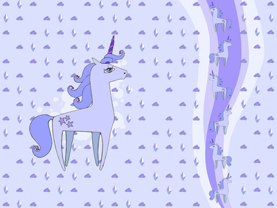 Дизайнерские обои Wall Street Unicorn Valley