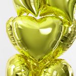 F Шар Сердце 18''/46 см, Лайм (БГ-15)