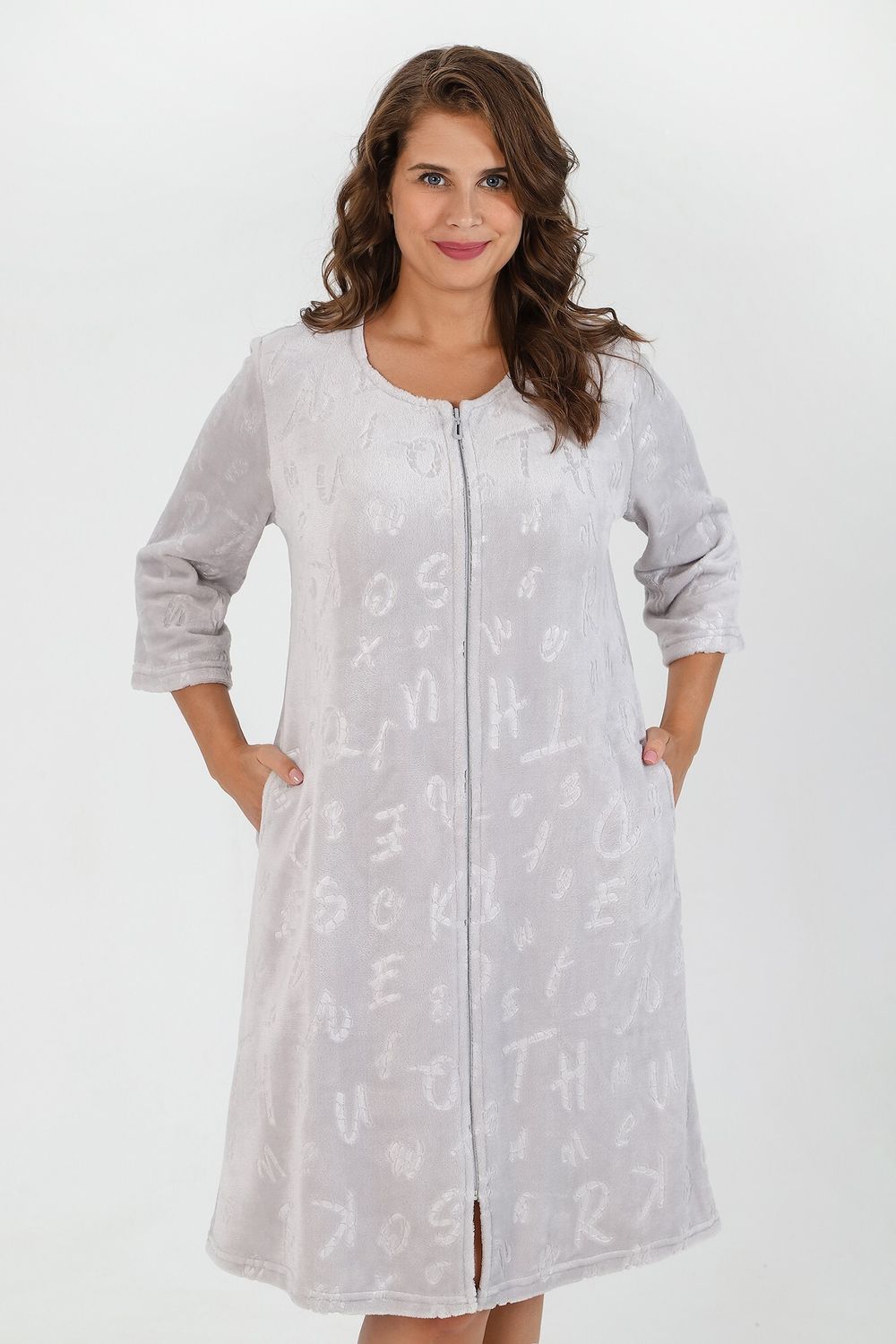 Халат Танси-1 Виотекс СЕРЫЙ