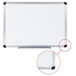 Доска магнитно-маркерная 45х60 см, алюминиевая рамка, ГАРАНТИЯ 10 ЛЕТ, STAFF, 235461