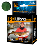 Плетеный шнур для рыбалки AQUA PE ULTRA ELITE SEA PROFI
