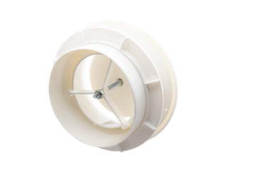 DEC DVKR 125 Диффузор белый пластиковый универсальный (Нидерланды)