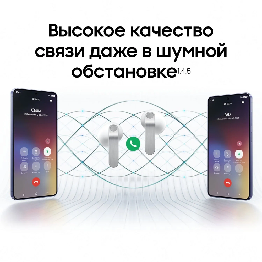 Наушники Samsung Galaxy Buds4 SM-R540NZWACIS