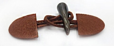 Застежка-клевант №1192, цв.коричневый (FA 161)