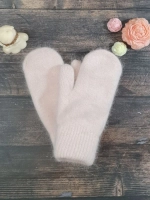 Варежки зимние теплые пушистые ангора