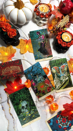 Карты-Премьер "Таро Святой Смерти / Santa Muerte Tarot, с золотым срезом"