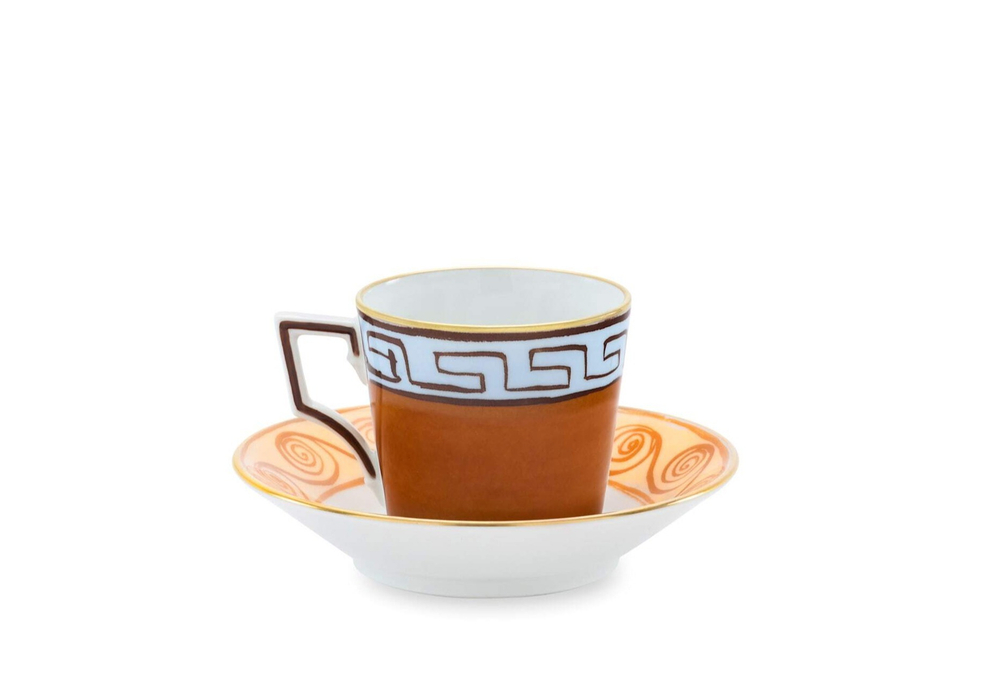 Набор кофейных пар IL Viaggio Di Nettuno Terracotta, 90 мл (2 шт.)