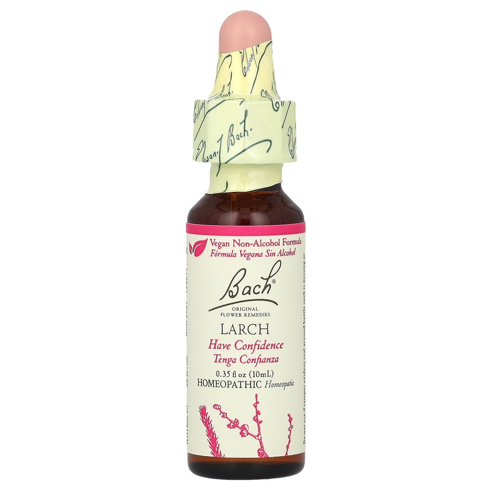 Bach, Original Flower Remedies, лиственница, 10 мл (0,35 жидк. унции)