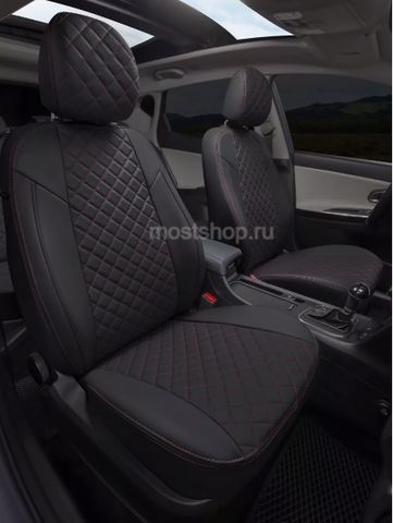 Авточехлы Mitsubishi Pajero Sport II (рестайлинг) с 13г.
