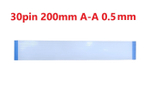 Шлейф FFC 30-pin Шаг 1.0mm Длина 20cm Прямой A-A AWM 20624 80C 60V VW-1