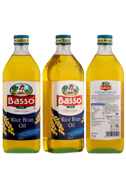 Масло рисовое рафинированное BASSO 500 мл Италия