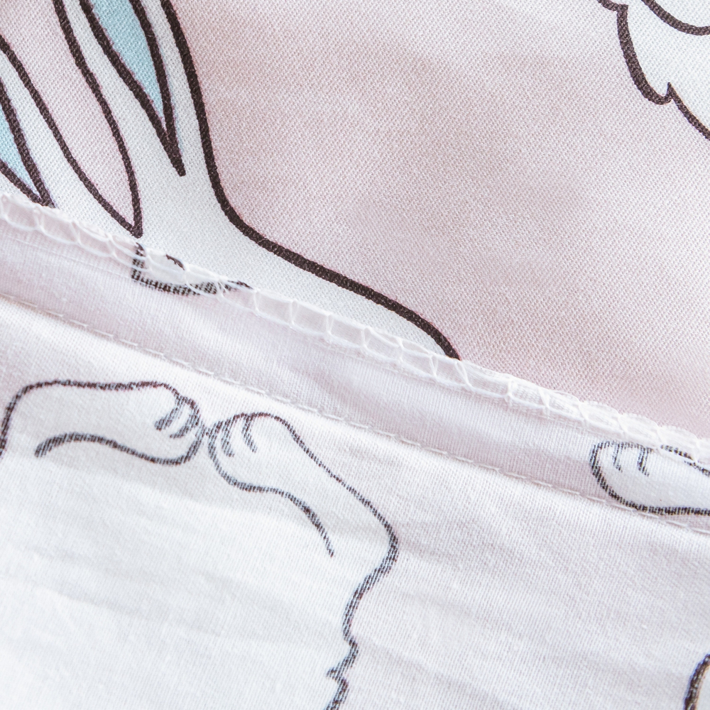 Комплект постельного белья на резинке Сатин Люкс KIDS 100% хлопок CDKR079