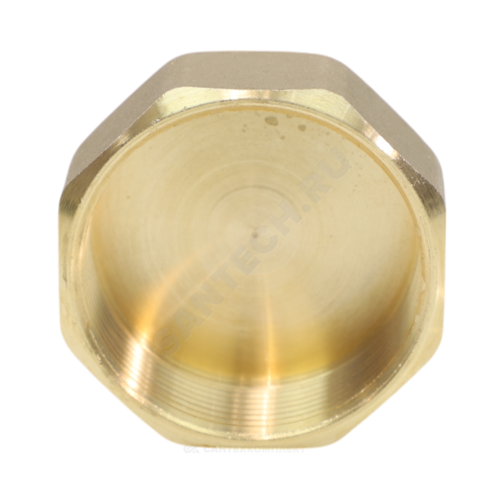 Заглушка латунь Ду 32 (1 1/4") ВР VALFEX VF.590.L.114
