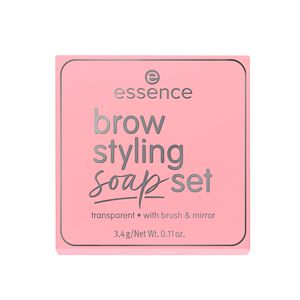 Мыло для укладки бровей ESSENCE BROW STYLING SOAP SET с щеточкой и зеркалом