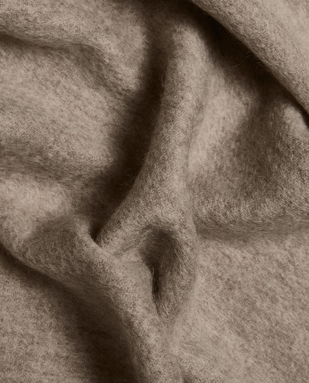 Zara Home плед из шерсти, серый