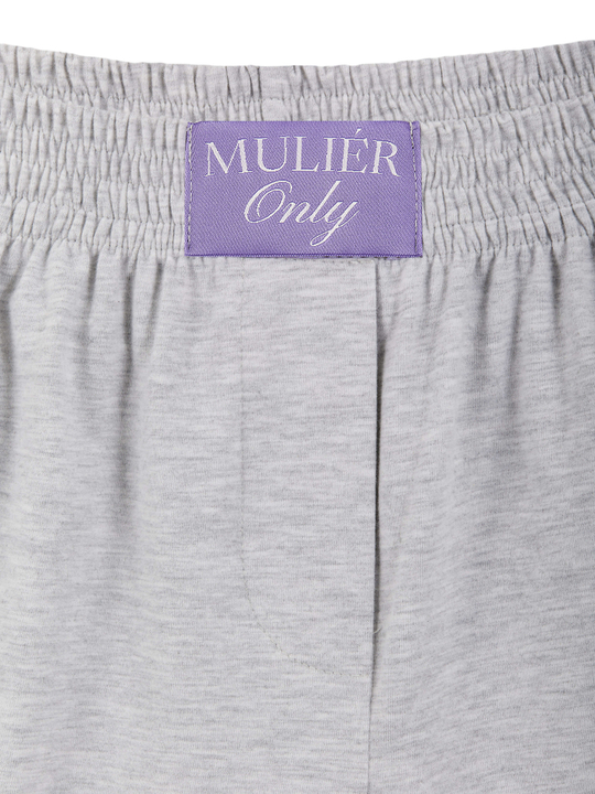 Шорты "Alfa Only x muliér" серые