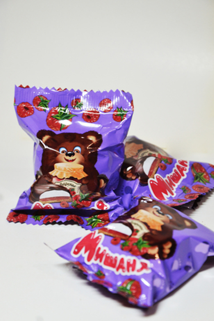 ДЕСЕРТ "МИШАНЯ" С МАЛИНОВЫМ ВАРЕНЬЕМ (ДОНКО)