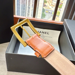 Ремень из гладкой телячьей кожи