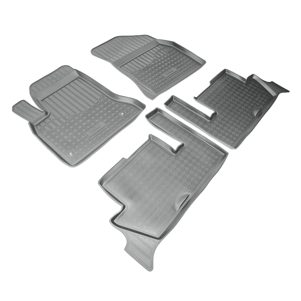Ковры в салон Norplast/Unidec для Citroen C4 Picasso в кузове U (2007-)Полиуретан,Серый, арт.NPA11-C14-180-G