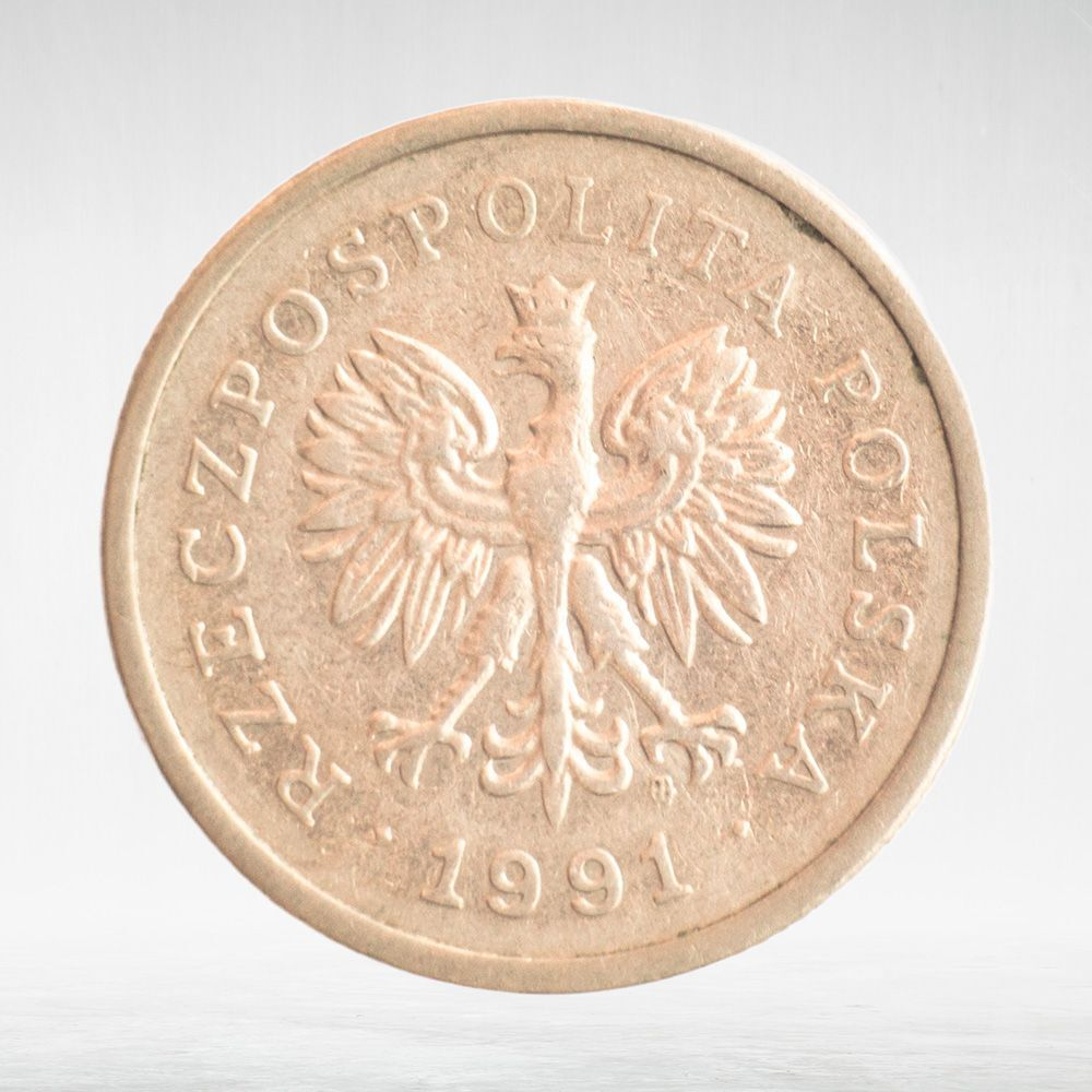 Poland, 1 Zloty, 1991, VF