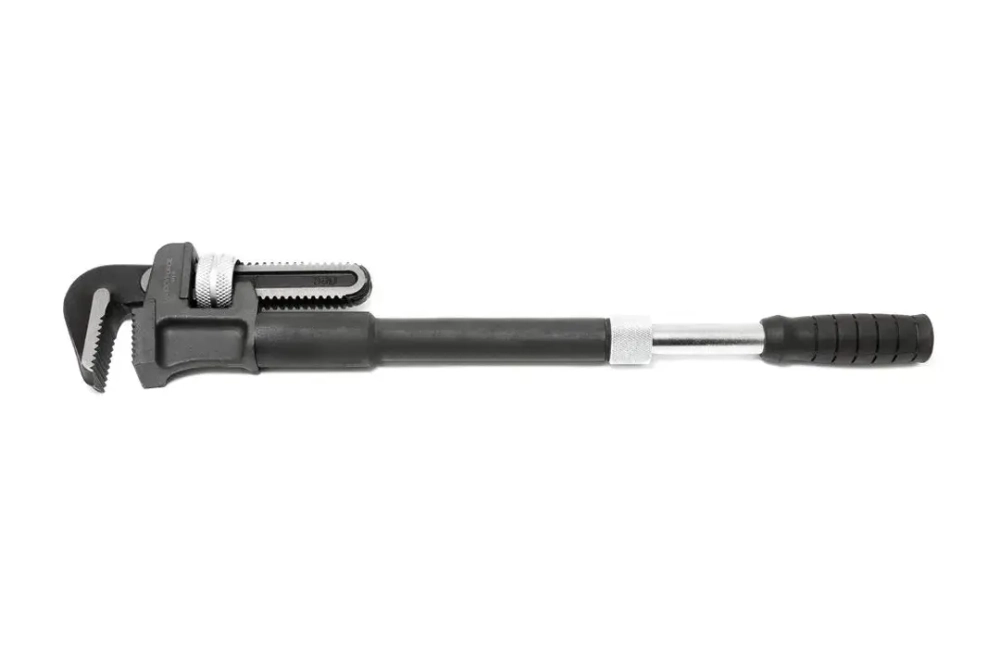 Ключ трубный с телескопической ручкой 18''(L 490-640мм, ? 100мм) RockForce##Rock FORCE RF-68418L