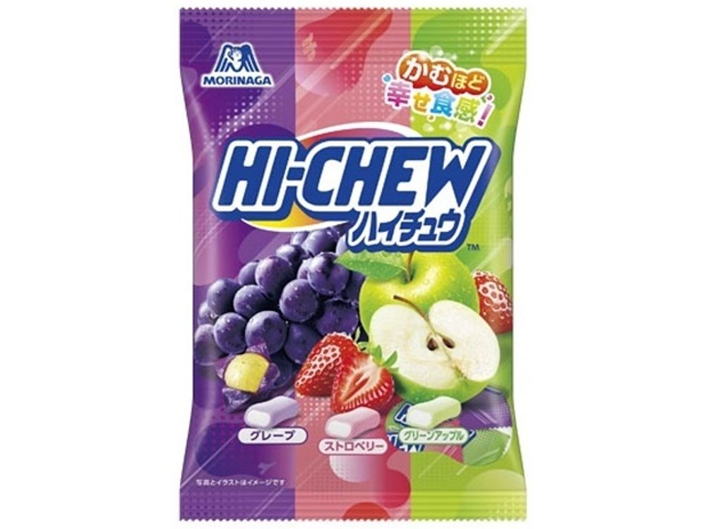 Конфеты жевательные Hi-Chew ассорти 3 вкуса, Morinaga 86г