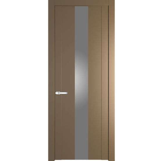 Межкомнатная дверь эмаль Profil Doors 1.9P перламутр золото стекло серебро матлак