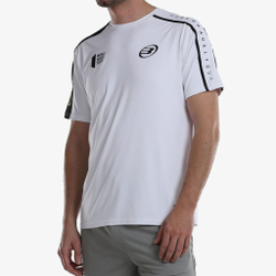 Мужское теннисное поло Bullpadel Liron T-Shirt Men - White, Black