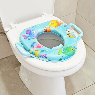 Сиденье для унитаза детское с ручками "Softy starlux kids"