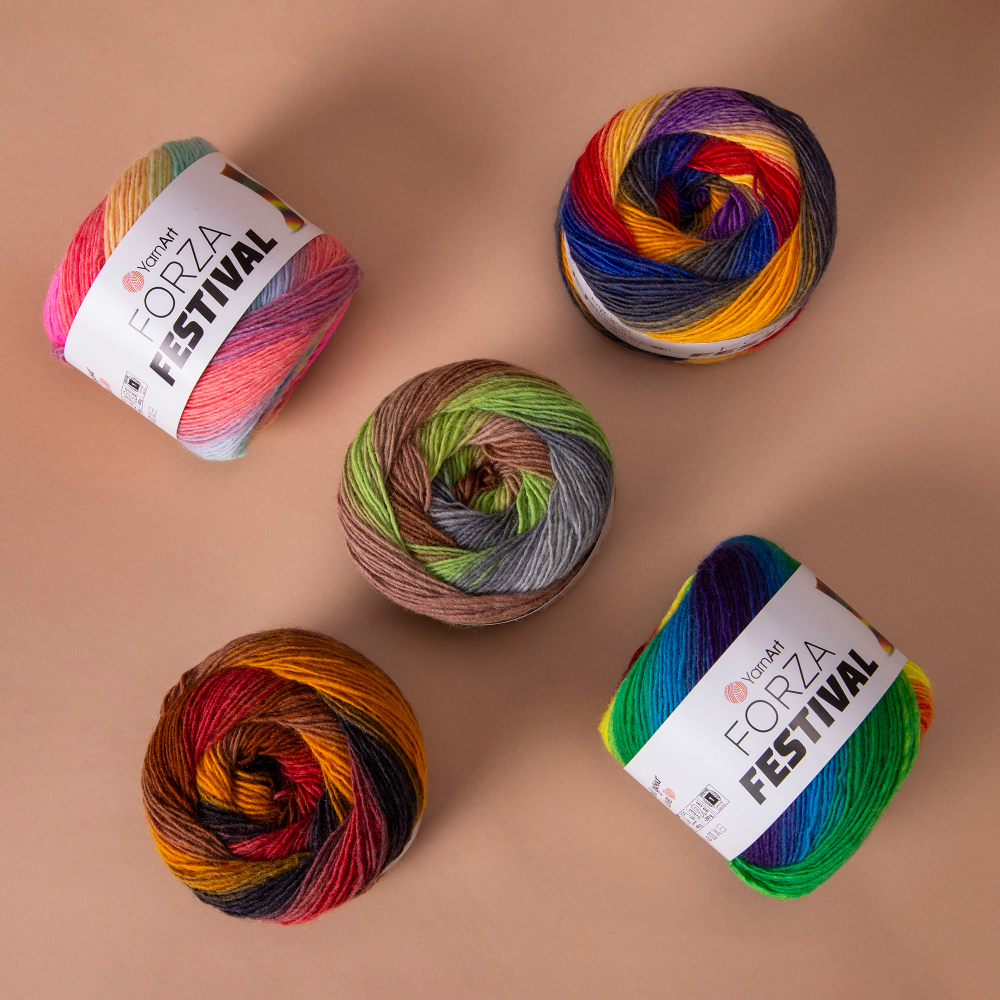 Пряжа YarnArt Forza Festival (2912)