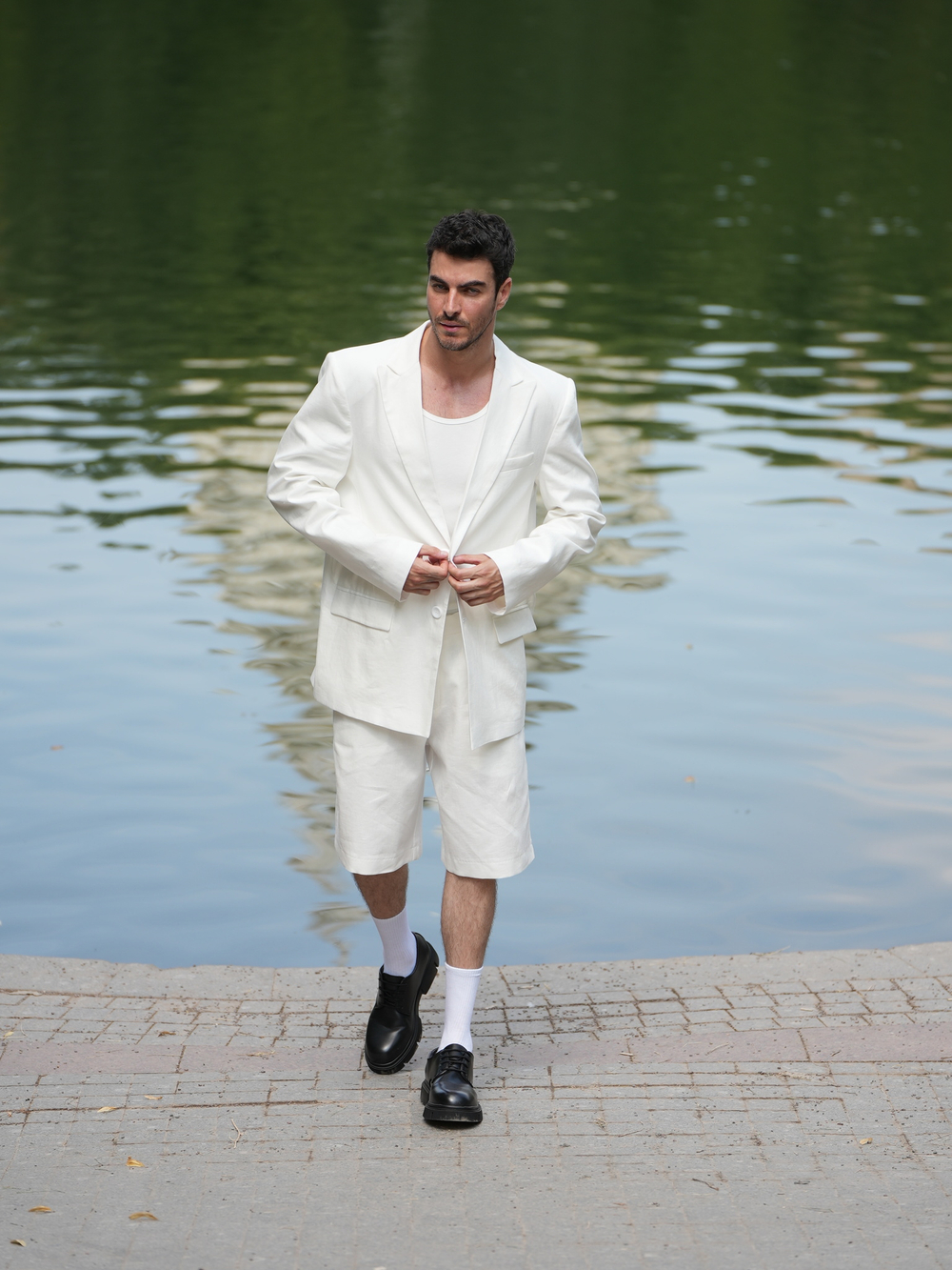 Блейзер льняной | white