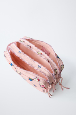 ZARA ШКОЛЬНЫЙ ПЕНАЛ HELLO KITTY © SANRIO, РОЗОВЫЙ