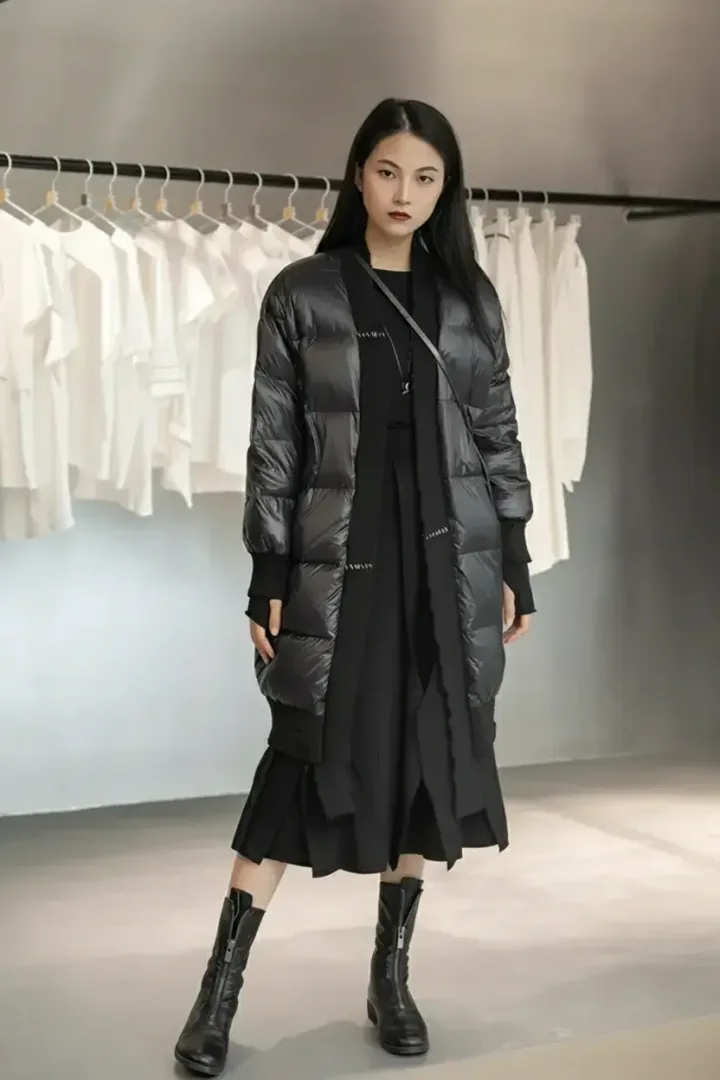 Женский длинный пуховик «UPER»