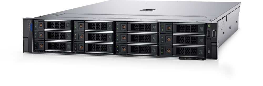 Стоечный сервер - Dell PowerEdge R750 G15, 2U, 8x 2.5“, 2x Xeon[5318Y] 24 Cores, 256Gb, 210-AYCG