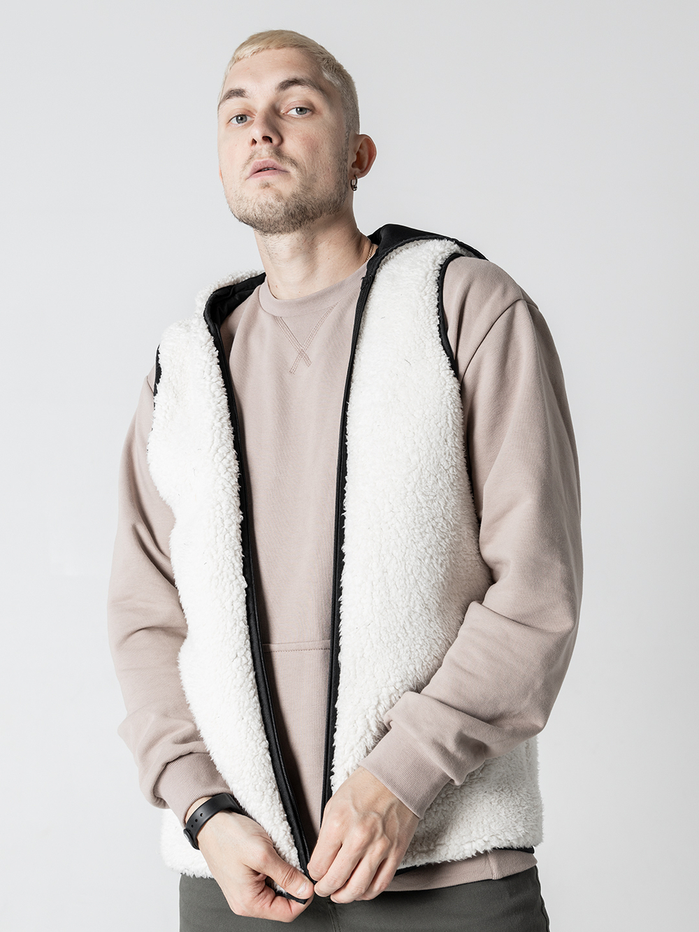 Парка с жилетом Город Горький черная