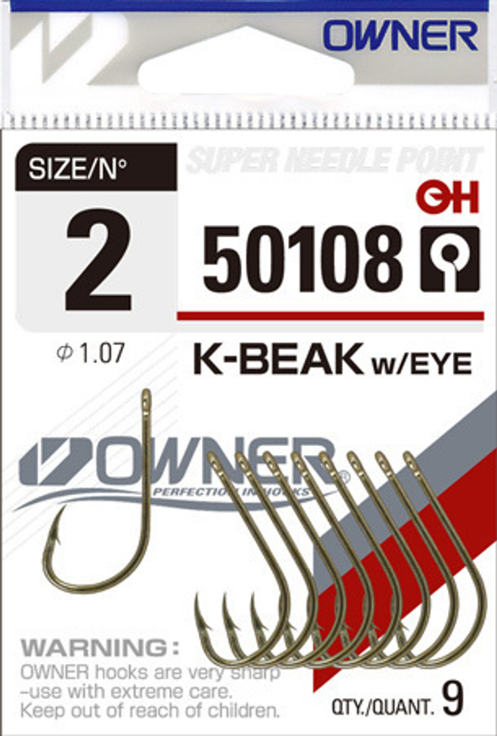 Крючок Owner 50108 №1/0
