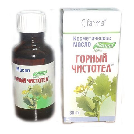 Elfarma Масло Горный чистотел, косметическое, в коробочке, 30 мл