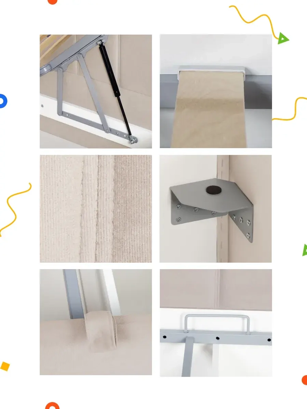 Диван - кровать с подъёмным механизмом 200х90 см Crecker UP ткань Микровелюр